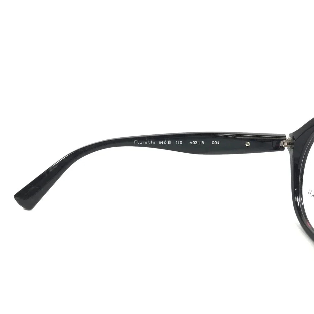Alain Mikli Eyeglasses Frames Floretta A03118 004 Red Teal Stain Round 54-18-140